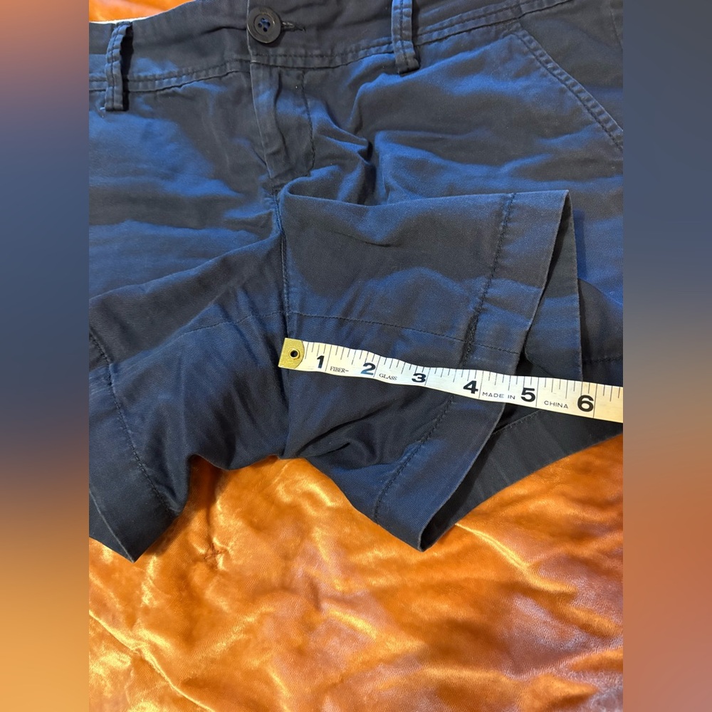 Navy Blue The Callahan Shorts Casual Cotton Chino Flat Front Preppy Style Summer - Picture 9 of 9
